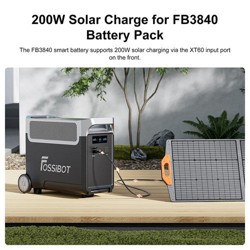 FOSSiBOT FB3840 uitbreidingsaccu, 3840Wh LiFePO4 accupack voor F3600 Pro