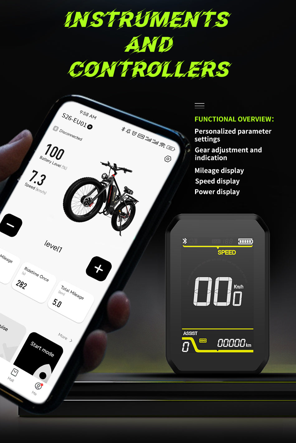 DUOTTS S26 PRO 750W*2 elektrische fiets 20Ah