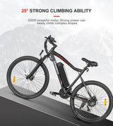 Samebike SY26-II elektrische mountainbike 500W 