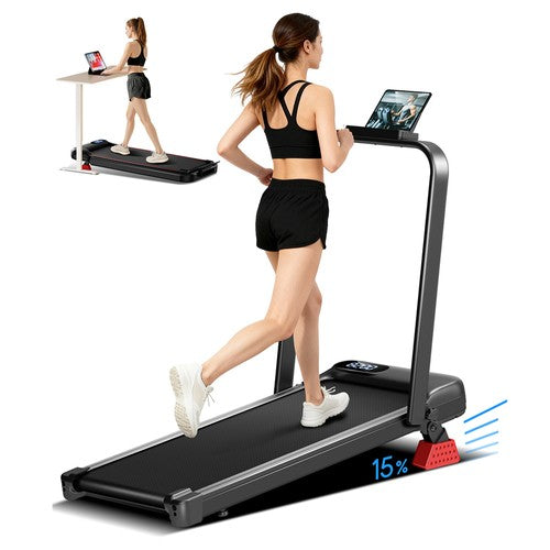ROBORE U18F opvouwbare loopband met 15% hellingshoek, maximale snelheid 10,5 km/u