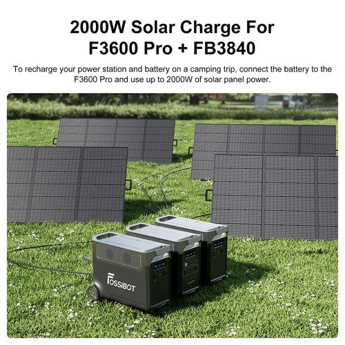 FOSSiBOT FB3840 uitbreidingsaccu, 3840Wh LiFePO4 accupack voor F3600 Pro