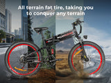 Samebike LO26 Plus 1000W Krachtige Opvouwbare Elektrische Fiets 