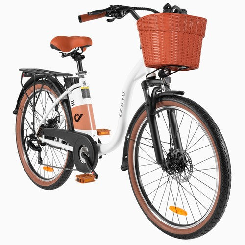 DYU C6 Pro elektrische fiets, 250W motor, 36V 15.6Ah