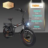 DRVETION AT20 Pro Elektrische Fiets, 750W BAFANG Motor, 48V 15Ah Samsung