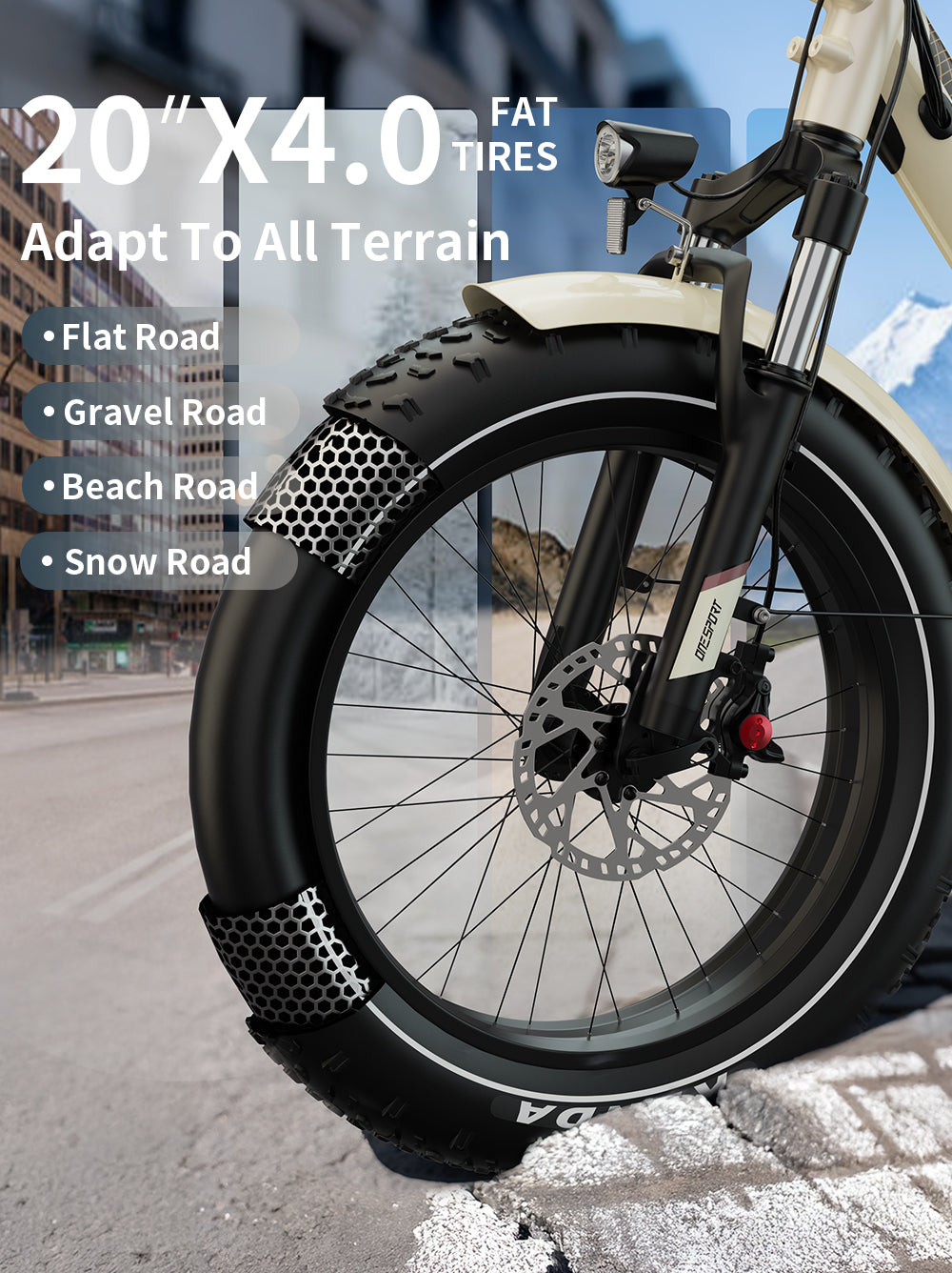 Onesport OT16 Max opvouwbare elektrische fiets