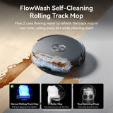 Narwal Flow 2 robotstofzuiger en -dweil, 31.000 Pa zuigkracht, dubbele 1080P AI-zicht