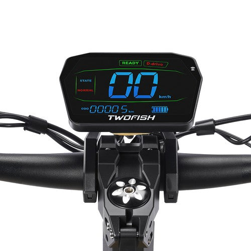 TWOFISH TW3 PRO Elektrische Scooter, 1000W*2 Motor, 52V 23Ah