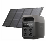 EcoFlow Delta 3 powerstation + 400W fotovoltaïsch paneel.
