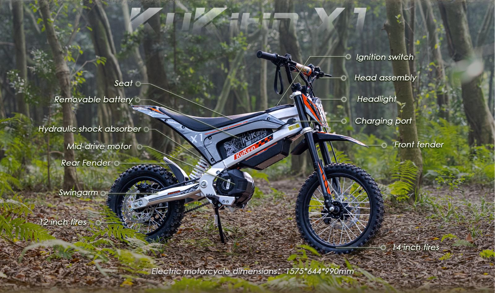 KuKirin X1 elektrische motorfiets