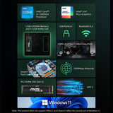 BMAX B6 Plus mini-pc, Intel Core i3-1000NG4 tot 3,2 GHz