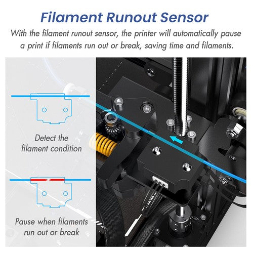 BIQU Hurakan 3D-printer, Klipper-firmware, automatische nivellering, ingebouwde microprobe