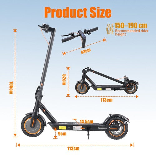 TWOFISH V1 MAX elektrische scooter, 400W motor