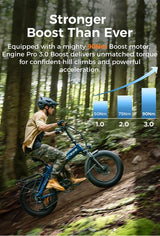 ENGWE Pro 3.0 Boost elektrische fiets, 250W motor, 48V 15Ah