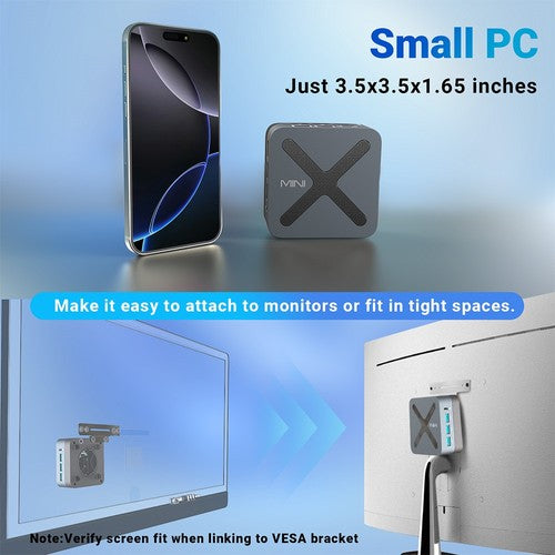 MINIX NEO Z97 Mini-pc, Intel N97 4 cores max. 3,6 GHz, 12 GB LPDDR5X RAM, 512 GB SSD