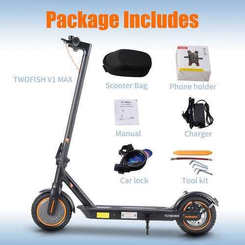 TWOFISH V1 MAX elektrische scooter, 400W motor