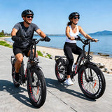 DRVETION CTR26 1000W elektrische fiets, 26"×4.0" dikke band, 48V 15Ah Samsung