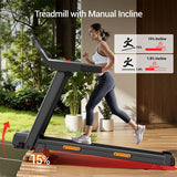 ROBORE SF20 opvouwbare loopband met 15% helling, 12 km/u