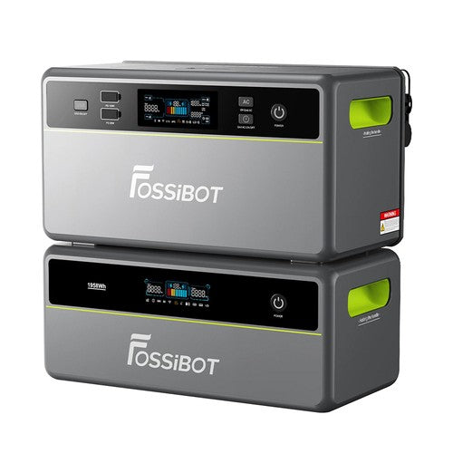 FOSSiBOT FBP1200 draagbaar stroomstation + uitbreidingsaccu