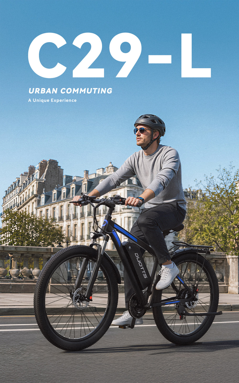 DUOTTS C29L elektrische fiets 2x accu's