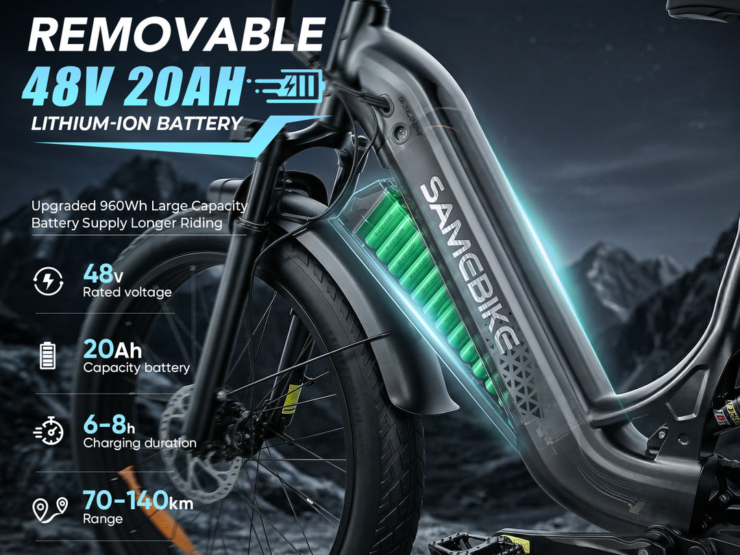 SAMEBIKE CREST Fat Tire elektrische mountainbike 1000W