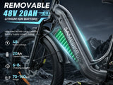 SAMEBIKE CREST Fat Tire elektrische mountainbike 1000W