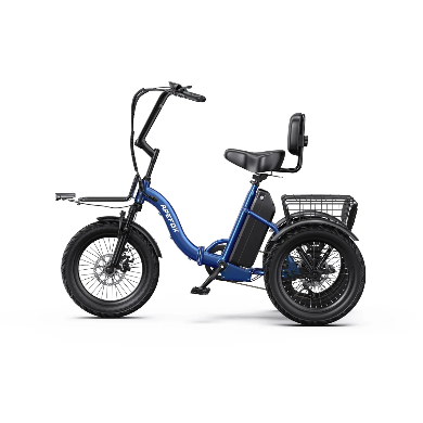 APEFOX RH30 Opvouwbare Elektrische Driewieler Fiets met Achtermand