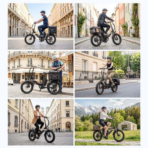 Touroll S3 elektrische step-through fiets, 250W motor, 36V 13Ah