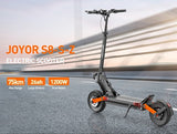 Joyor S8-S-Z Elektrische Scooter met Richtingaanwijzer, 600W*2 Motor, 48V 26Ah