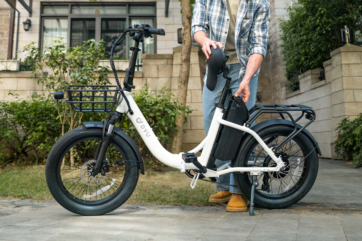 DYU C9 elektrische fiets voor lange afstanden