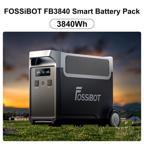 FOSSiBOT FB3840 uitbreidingsaccu, 3840Wh LiFePO4 accupack voor F3600 Pro