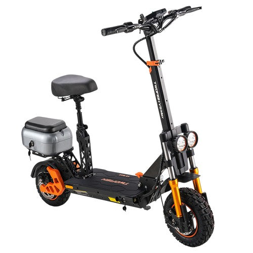 TWOFISH V5 MAX elektrische scooter met zitje, 800W motor, 48V 18Ah