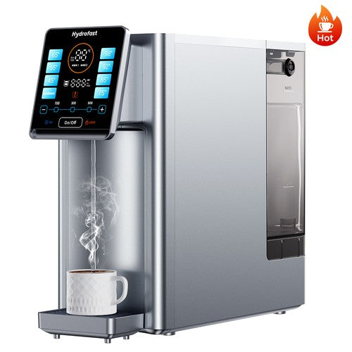 Hydrofast W100 waterzuiveraar voor op het aanrecht met warm en lauw water.