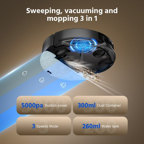 Teendow D10S robotstofzuiger met LDS Smart Navigation