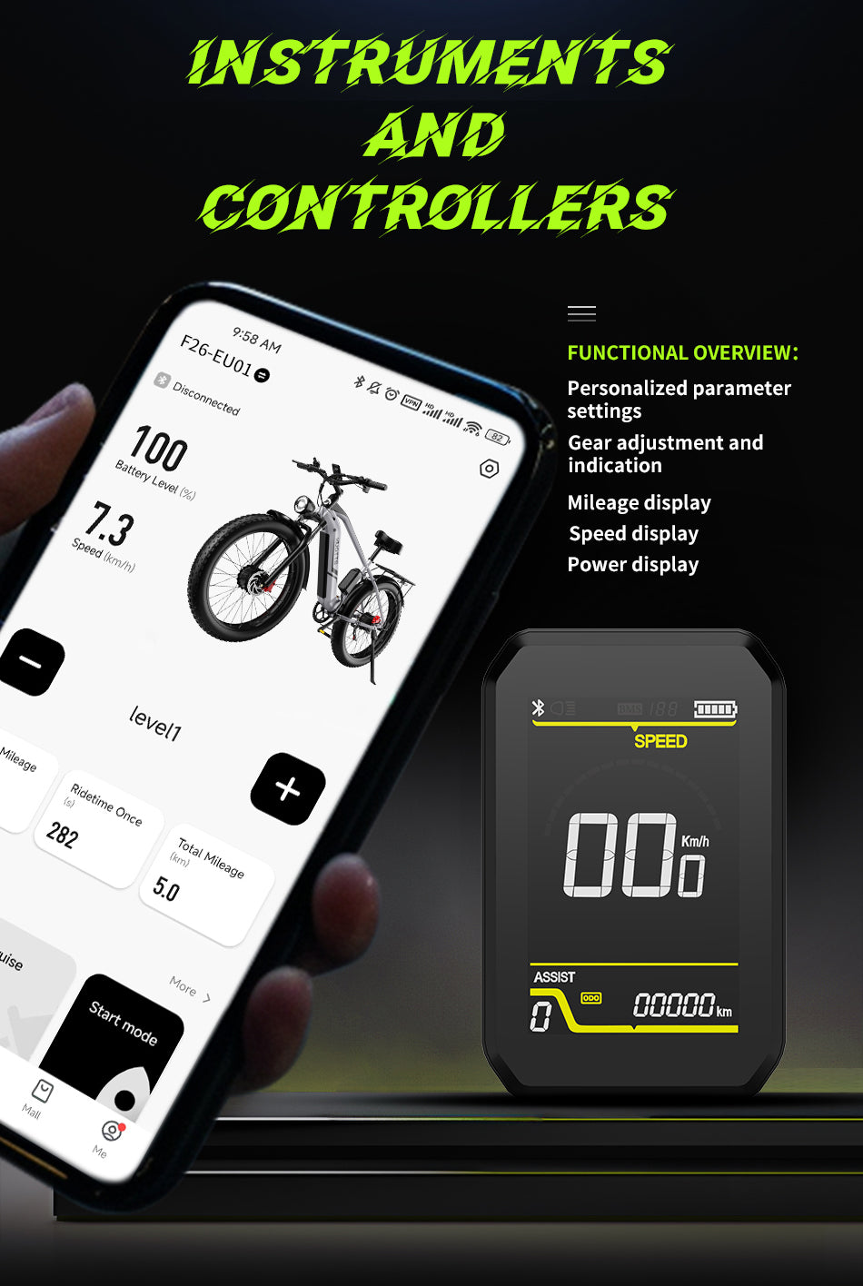 DUOTTS F26 PRO 750 W*2 elektrische fiets