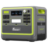 FOSSiBOT F2400 draagbaar energiestation, 2048Wh LiFePO4-batterij, 2400W vermogen, zonnegenerator