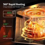 CHEFREE AF500 1700W 6,5L Airfryer, met slimme thermometer met sonde