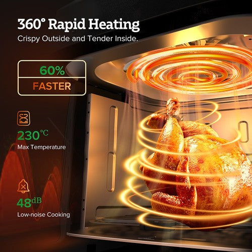 CHEFREE AF500 1700W 6,5L Airfryer, met slimme thermometer met sonde