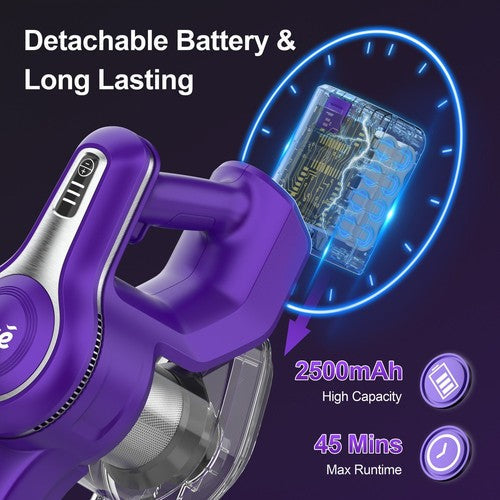 INSE S62 Draadloze steelstofzuiger, 30 kPa 300 W