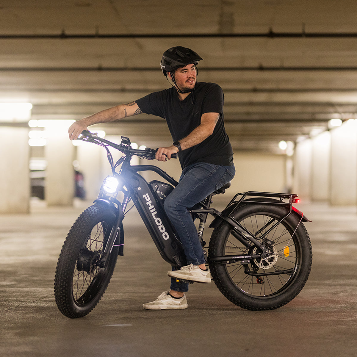 PHILODO Jumbo Dual Motor Dubbele Accu Volledig Geveerde Elektrische Fiets