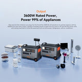 Oscal PowerMax 3600SE draagbare energiecentrale, 3600Wh