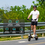 iScooter iX3 opvouwbare elektrische scooter met luchtbanden 800W
