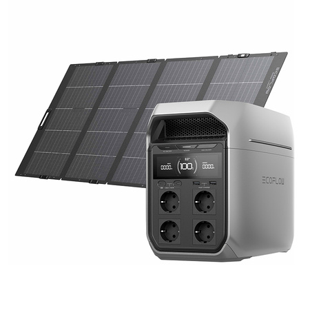 EcoFlow Delta 3 Plus stroomstation + 400W fotovoltaïsch paneel