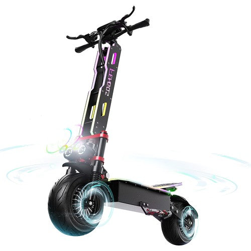 FENGQS GT9 elektrische scooter, 3500W*2 motor, 60V 38Ah
