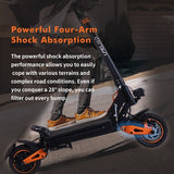 GELEIPU Z1 Pro Elektrische Scooter 1200W*2, 52V 20Ah