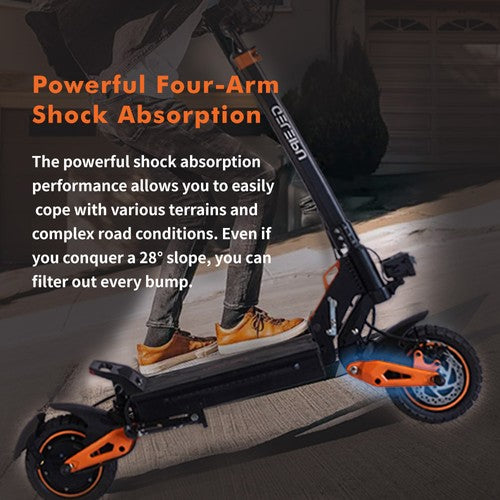 GELEIPU Z1 Pro Elektrische Scooter 1200W*2, 52V 20Ah