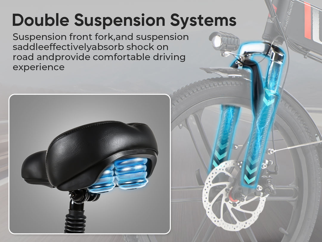 SAMEBIKE 20LVXD30-II Opvouwbare elektrische fiets