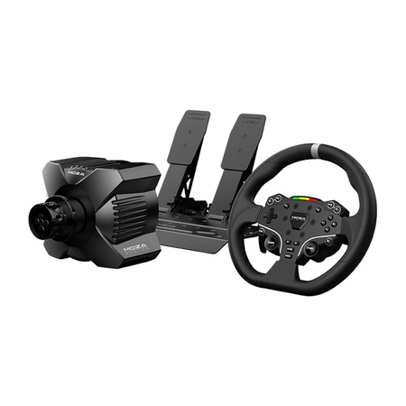 Gaming set - R3 basis + ES stuurwiel + SRP-Lite pedalen + klemmen Moza Racing R3 RS074 (PC)