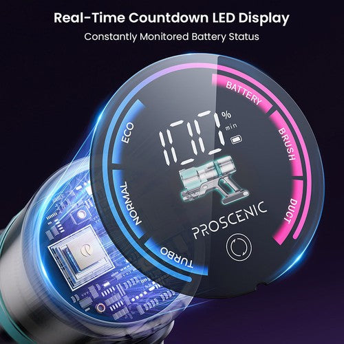 Proscenic P16 draadloze stofzuiger 550W/50KPa