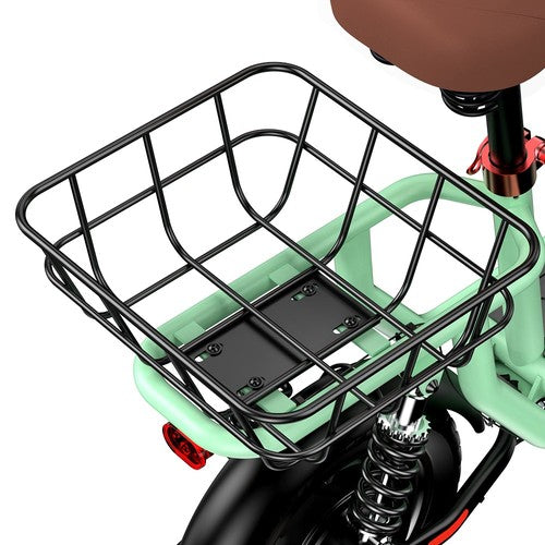 iScooter i12 elektrische scooter met zitje en achtermand, 500W