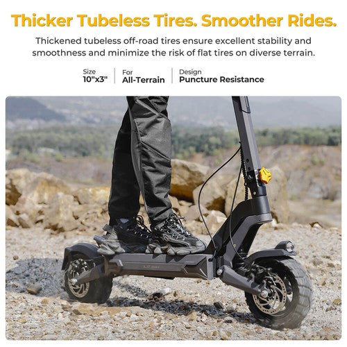 Ausom L2 Max elektrische scooter, 1000W motor, 48V 20,8Ah